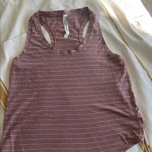 Lululemon Love Tank - Size 8 - mauve, striped
